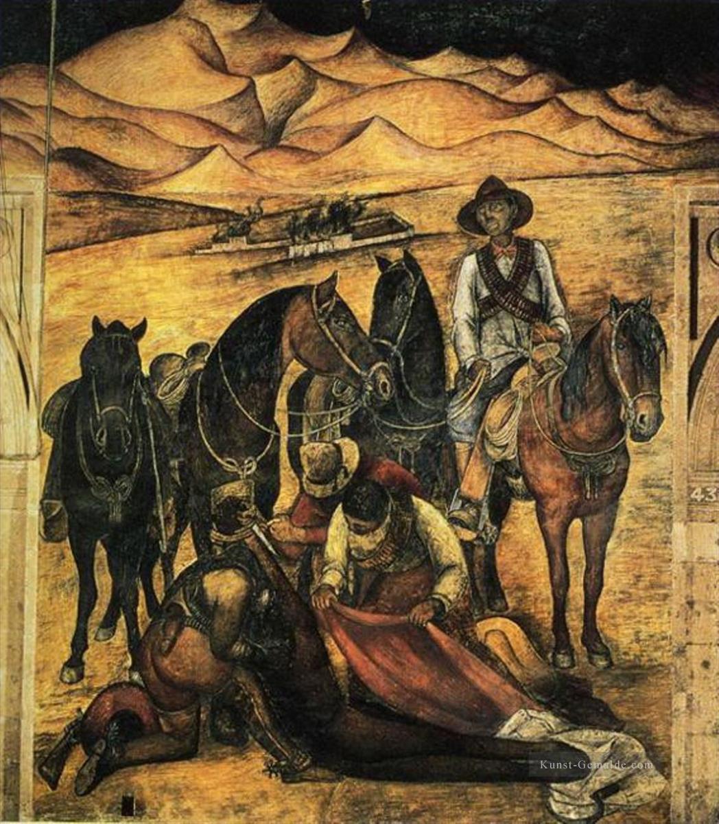 die Befreiung des Peons 1923 Diego Rivera Ölgemälde